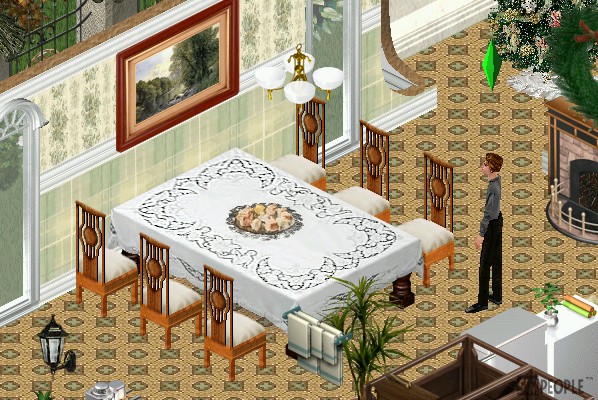 dining table 7 deadly sims chair tokage sims painting doll